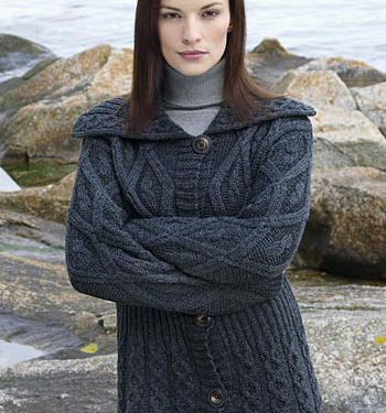 Womens Irish Sweater by Aran Crafts of Ireland