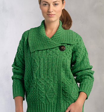 Womens Irish Sweater by Aran Crafts