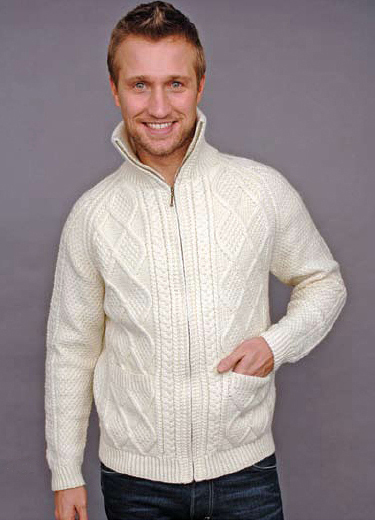 Senior Citizen Baby Boomer Irish traditional apparel wool fall winter sweater