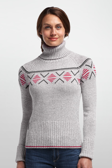 Icebreaker New Zealand Womens Merino Wool Aura Polo Roll Neck Heavyweight High Collar Turtleneck Sweater