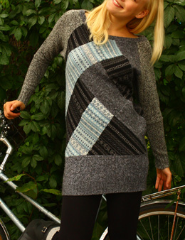 Handmade Patchwork womens miss sweater One Of A kind